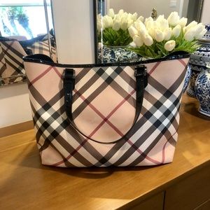 Burberry Nova Check Tote Bag (original price $895)